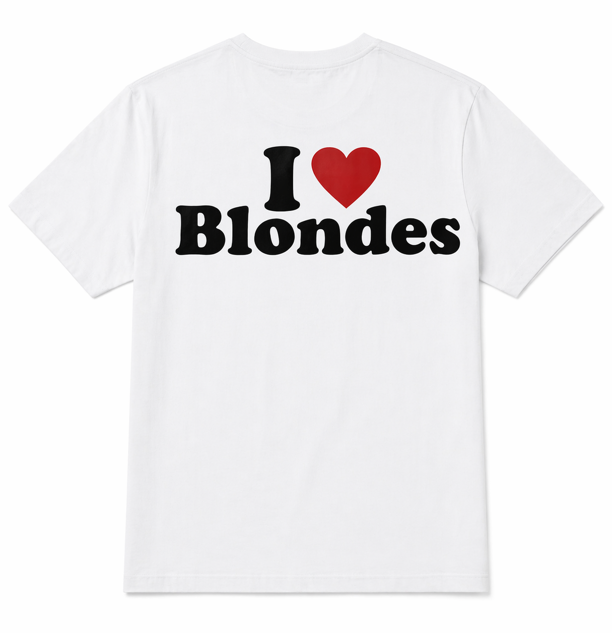 I LOVE BLONDES T-SHIRT