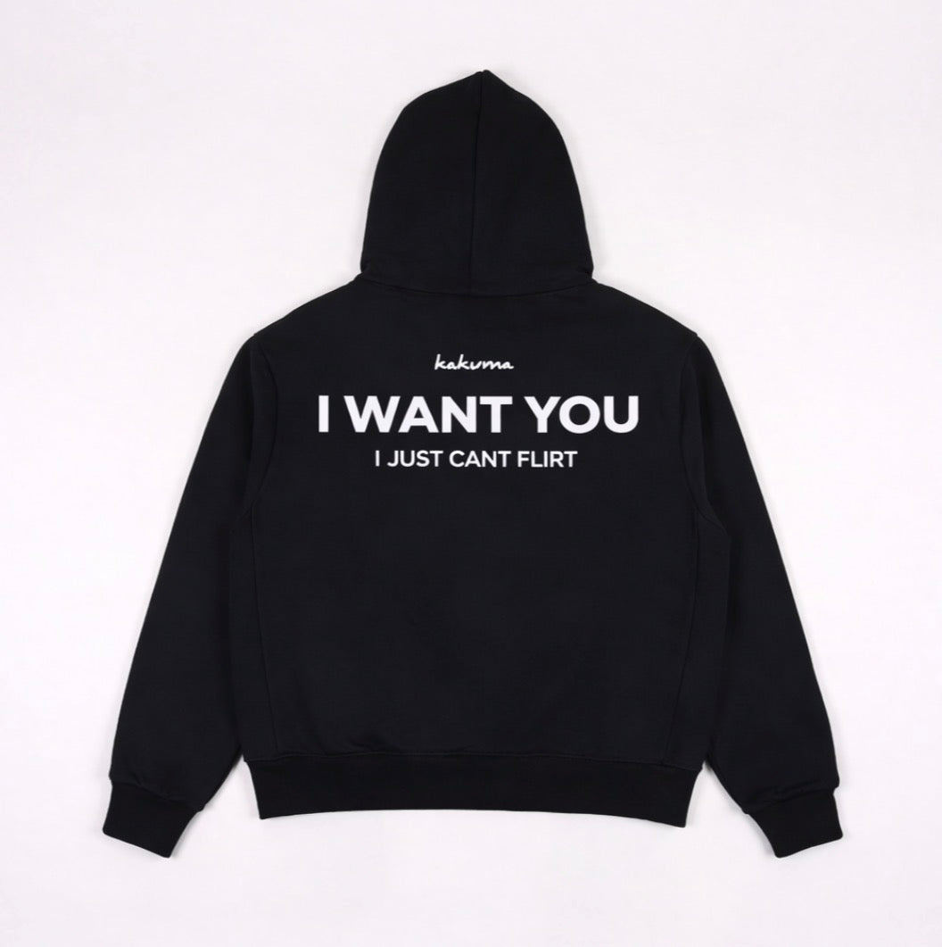 I WANT YOU HOODIE [BLACK]