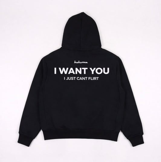 I WANT YOU HOODIE [BLACK]
