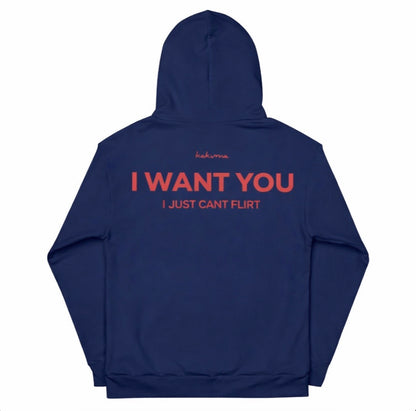 I WANT YOU HOODIE [BLUE/NAVY]